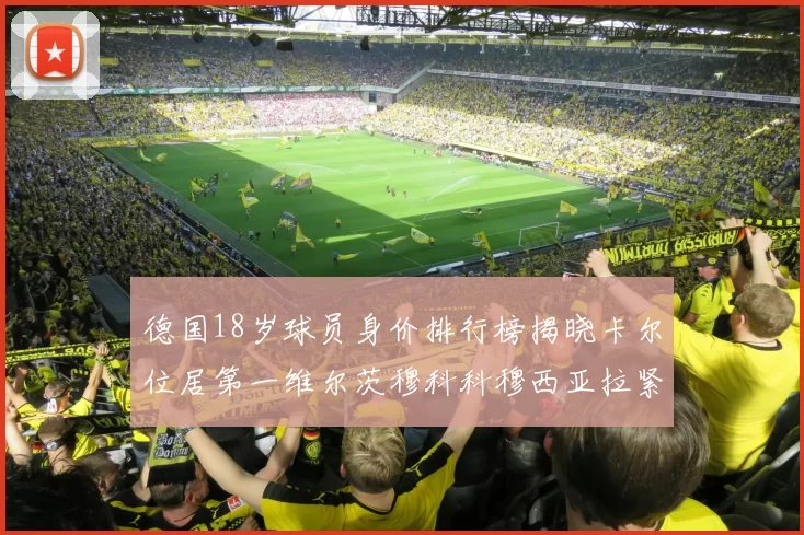 德国18岁球员身价排行榜揭晓卡尔位居第一维尔茨穆科科穆西亚拉紧随其后