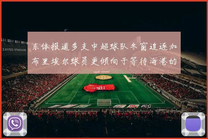 东体报道多支中超球队冬窗追逐加布里埃尔球员更倾向于等待海港的机会